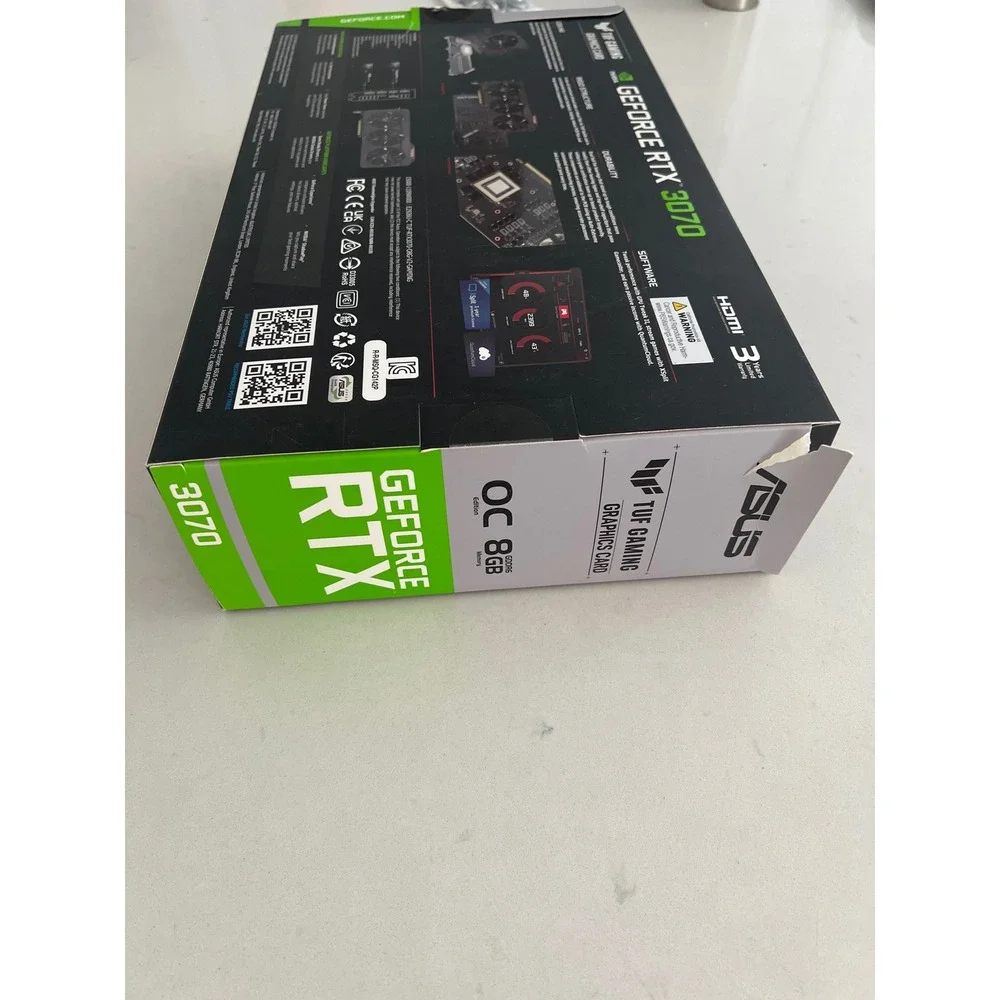 ASUS TUF Gaming GeForce RTX 3070 OC Edition 8GB GDDR6 LHR TUF-RTX3070-O8G-V2-